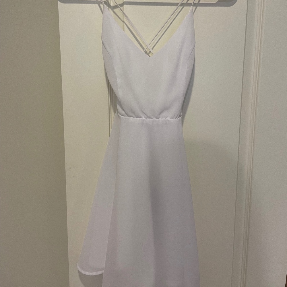 Show Me Your MuMu White Victoria Dress Sz. S